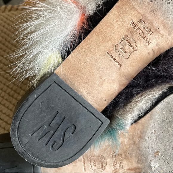 Stuart Weitzman Furgetit Mule Loafer Slides - Picture 10 of 13